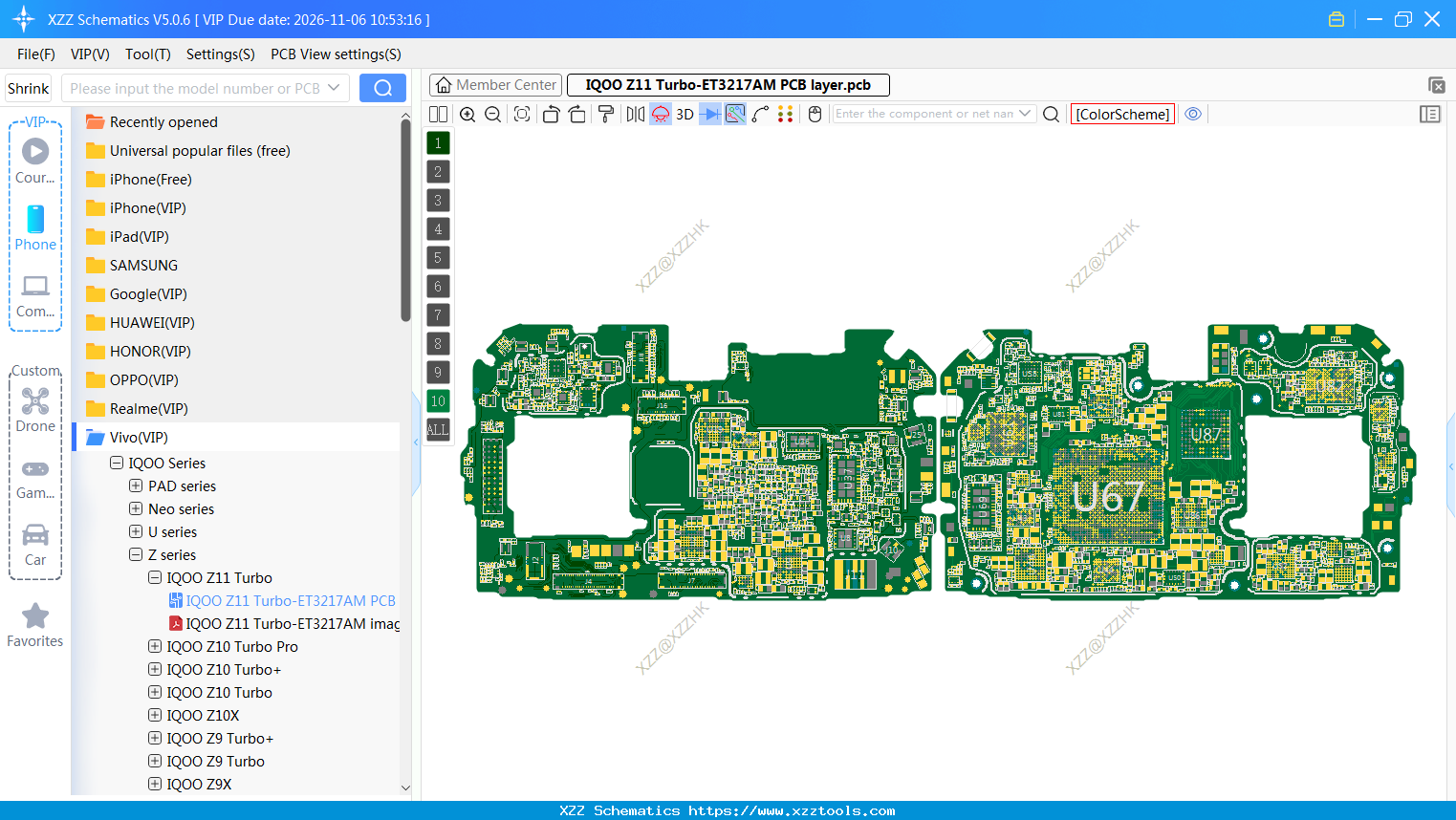 Vivo IQOO Z11 Turbo-ET3217AM PCB Layer